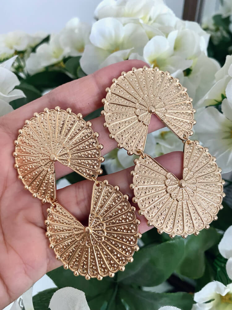 Pendientes Abanico