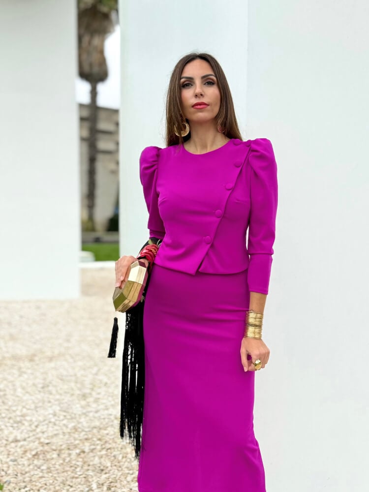 Conjunto Buganvilla Crespón Elegante