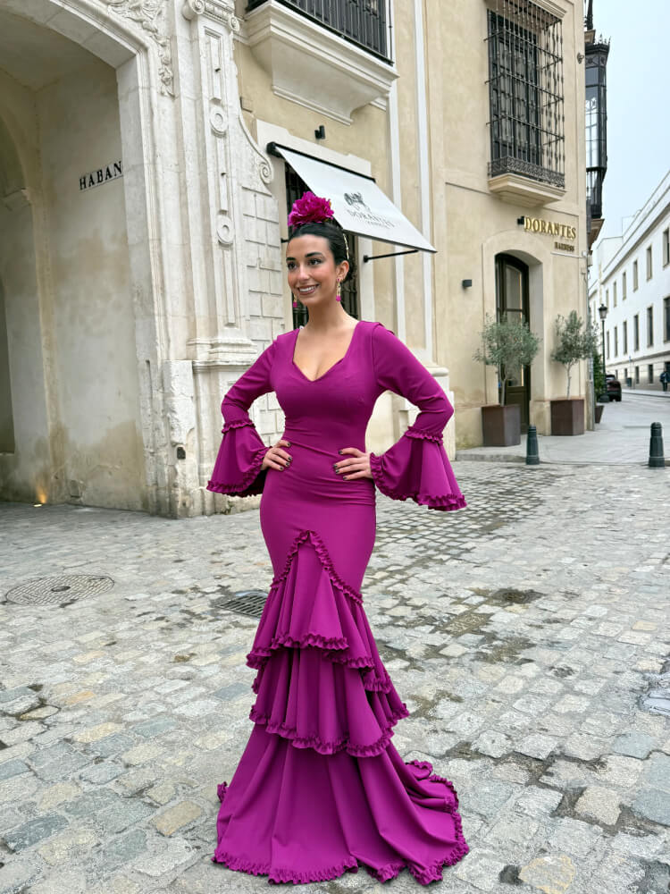Traje De Flamenca Detalle Volantes