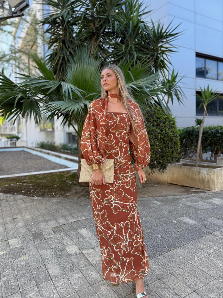 Vestido de dos piezas palabra de honor elegante