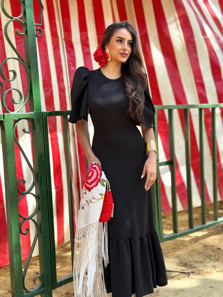 Vestido negro elegante