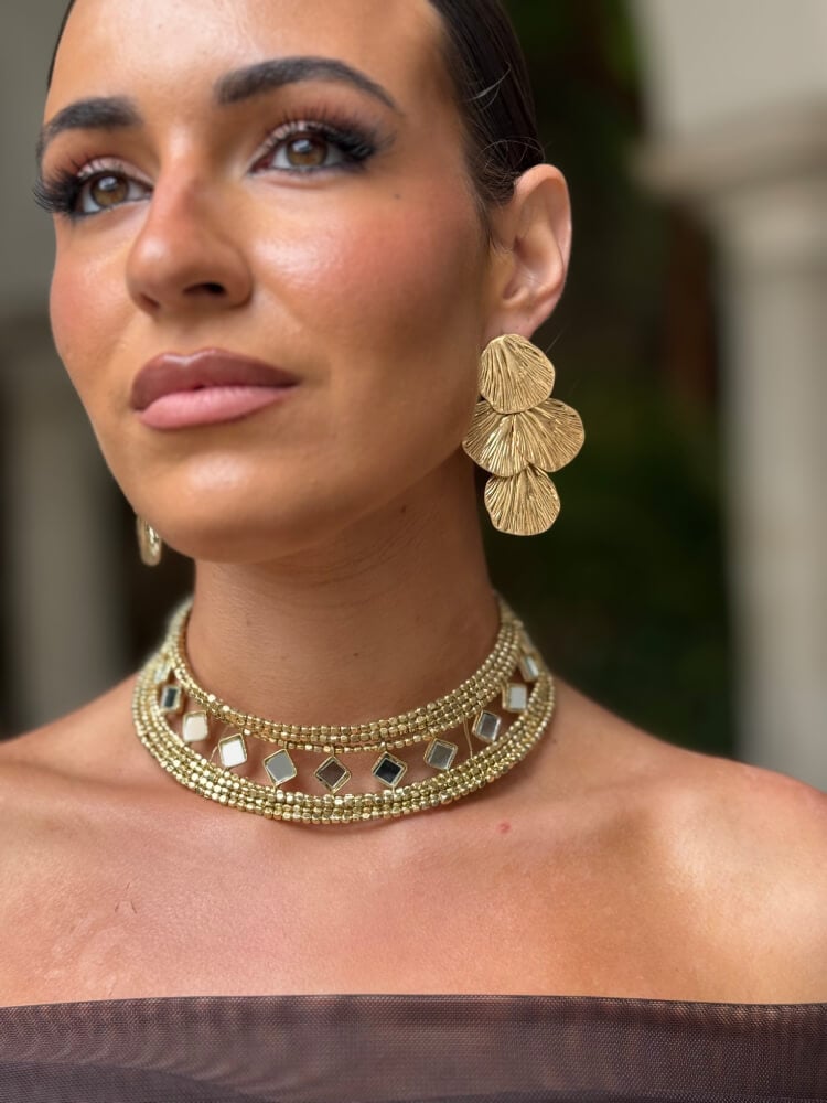 Choker espejitos decorativos